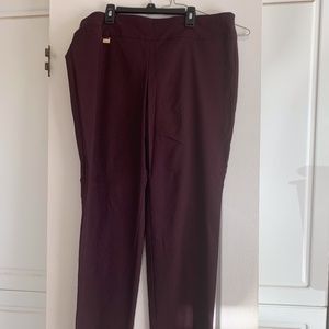 Burgundy pants